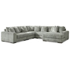 Signature Design by Ashley Lindyn 5-Piece Sectional with Chaise - 133W x 133D x 38H