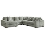 Signature Design by Ashley Lindyn 5-Piece Sectional with Chaise - 133W x 133D x 38H