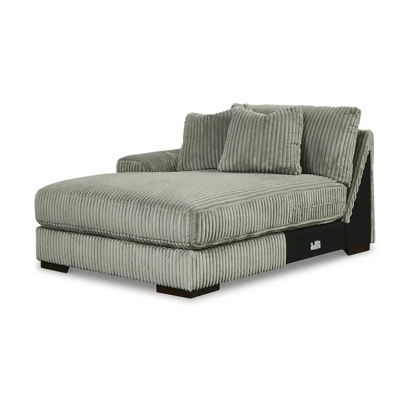Signature Design by Ashley Lindyn 5-Piece Sectional with Chaise - 133W x 133D x 38H