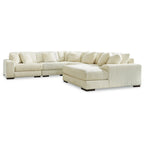 Signature Design by Ashley Lindyn 5-Piece Sectional with Chaise - 133W x 133D x 38H