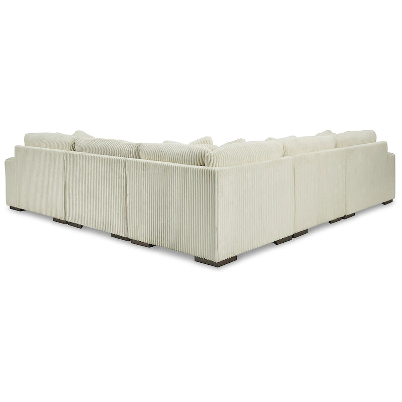 Signature Design by Ashley Lindyn 5-Piece Sectional with Chaise - 133W x 133D x 38H