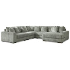 Signature Design by Ashley Lindyn 5-Piece Sectional with Chaise - 133W x 133D x 38H