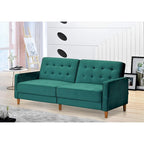 Jonathan Tufted Velvet Sofa Bed Sleeper