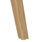 48 Rectangular Platform Entryway Bench in Natural Wood Modern Slatted Design for Living Room Home & Office