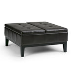 WYNDENHALL Lancaster 36-in. Wide Contemporary Square Table Ottoman