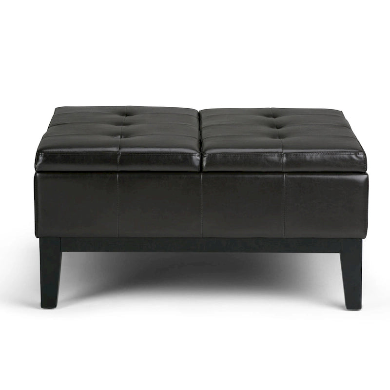 WYNDENHALL Lancaster 36-in. Wide Contemporary Square Table Ottoman