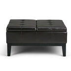 WYNDENHALL Lancaster 36-in. Wide Contemporary Square Table Ottoman