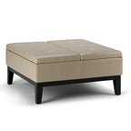 WYNDENHALL Lancaster 36-in. Wide Contemporary Square Table Ottoman