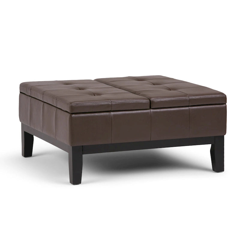 WYNDENHALL Lancaster 36-in. Wide Contemporary Square Table Ottoman