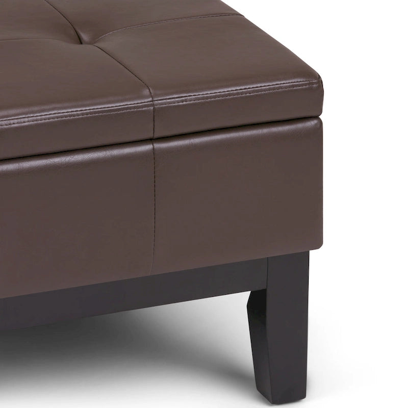 WYNDENHALL Lancaster 36-in. Wide Contemporary Square Table Ottoman
