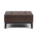 WYNDENHALL Lancaster 36-in. Wide Contemporary Square Table Ottoman