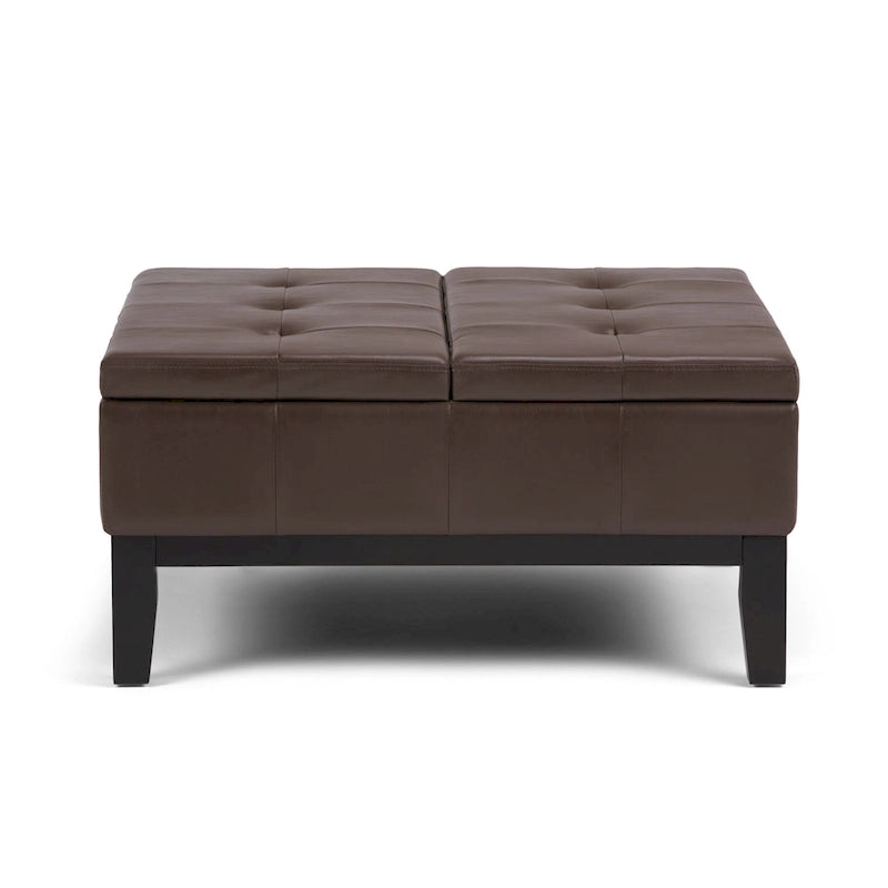 WYNDENHALL Lancaster 36-in. Wide Contemporary Square Table Ottoman