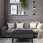 WYNDENHALL Lancaster 36-in. Wide Contemporary Square Table Ottoman