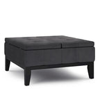 WYNDENHALL Lancaster 36-in. Wide Contemporary Square Table Ottoman