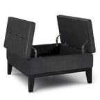 WYNDENHALL Lancaster 36-in. Wide Contemporary Square Table Ottoman