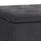 WYNDENHALL Lancaster 36-in. Wide Contemporary Square Table Ottoman