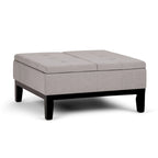 WYNDENHALL Lancaster 36-in. Wide Contemporary Square Table Ottoman