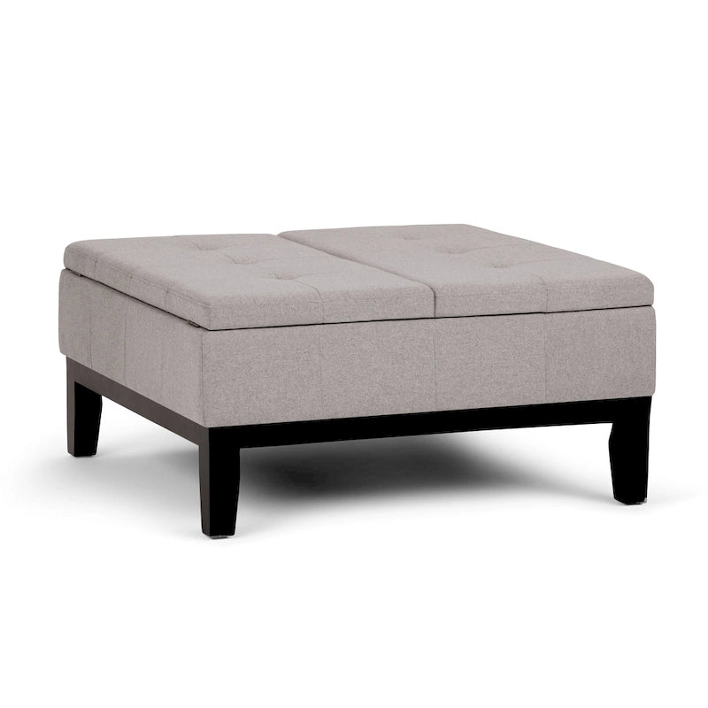 WYNDENHALL Lancaster 36-in. Wide Contemporary Square Table Ottoman