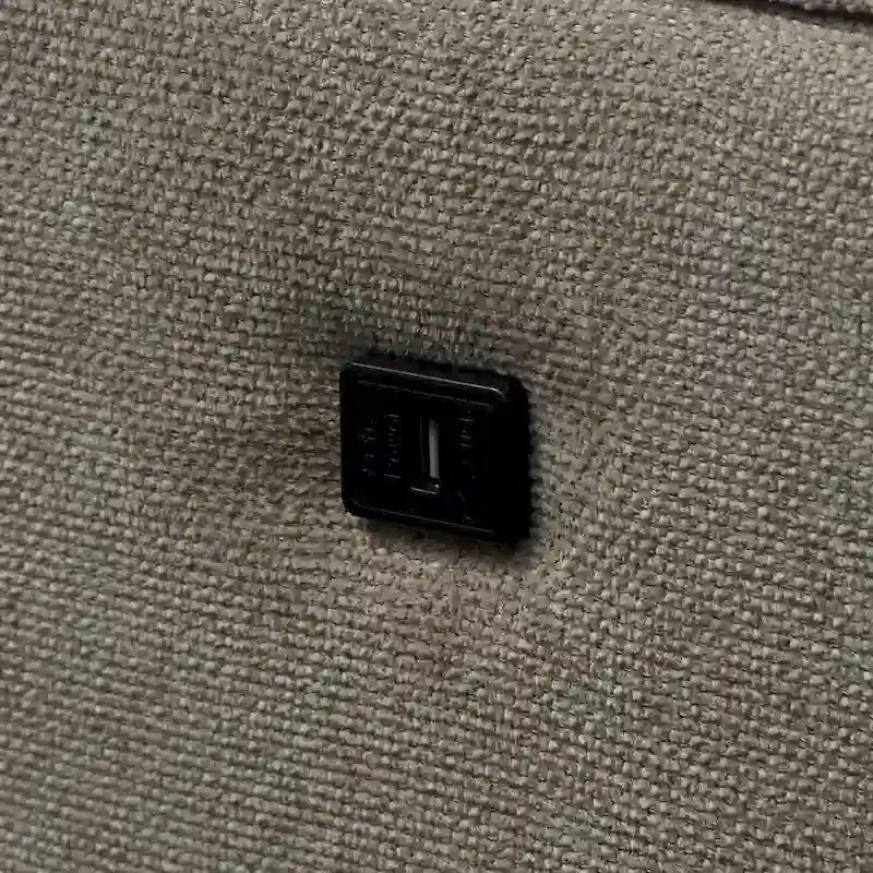 Loveseat With Waterproof Fabric, USB Charge