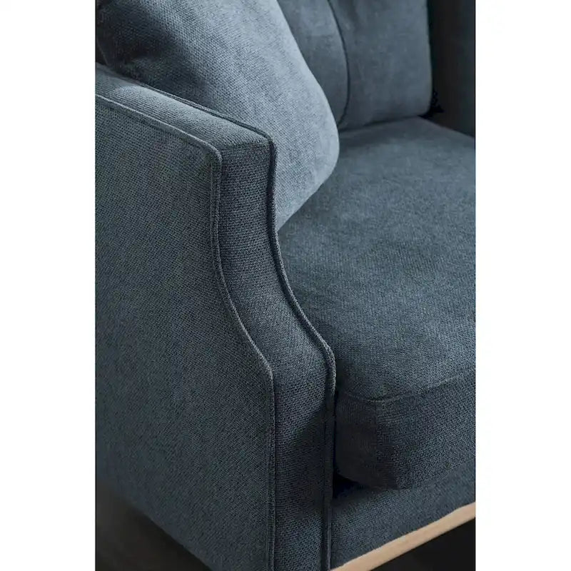 Loveseat With Waterproof Fabric, USB Charge