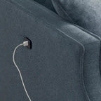 Loveseat With Waterproof Fabric, USB Charge