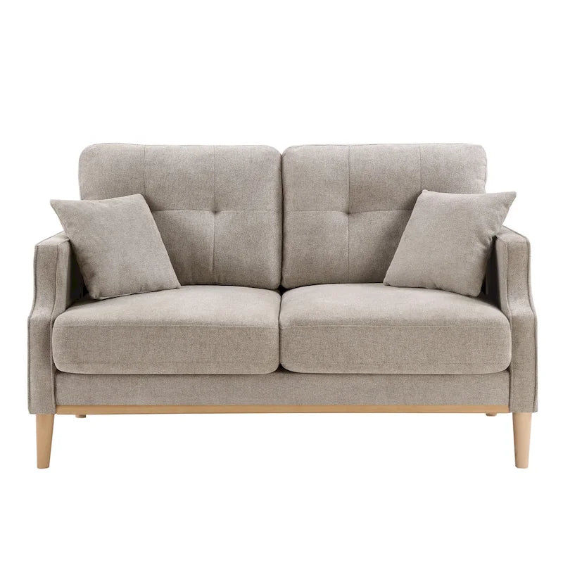 Loveseat With Waterproof Fabric, USB Charge