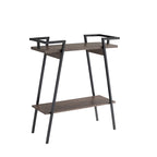 Russell Urban 31-inch Metal Two-tier Console Table