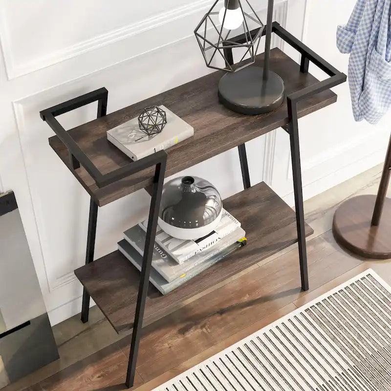 Russell Urban 31-inch Metal Two-tier Console Table