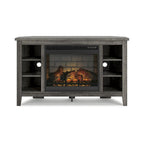 Signature Design by Ashley Arlenbry 48 Corner TV Stand with Electric Fireplace - 48W x 15.75D x 28.5H