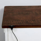 Ynez Farmhouse White Pine 3-Piece Panel Bedroom Set with USB Port by Furniture of America