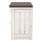 Ynez Farmhouse White Pine 3-Piece Panel Bedroom Set with USB Port by Furniture of America