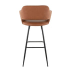 Carson Carrington Vallen Faux Leather Bar Stools (Set of 2) - N/A