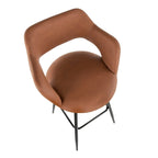 Carson Carrington Vallen Faux Leather Bar Stools (Set of 2) - N/A