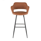 Carson Carrington Vallen Faux Leather Bar Stools (Set of 2) - N/A