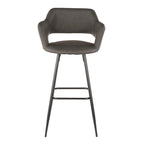 Carson Carrington Vallen Faux Leather Bar Stools (Set of 2) - N/A