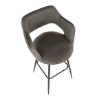 Carson Carrington Vallen Faux Leather Bar Stools (Set of 2) - N/A