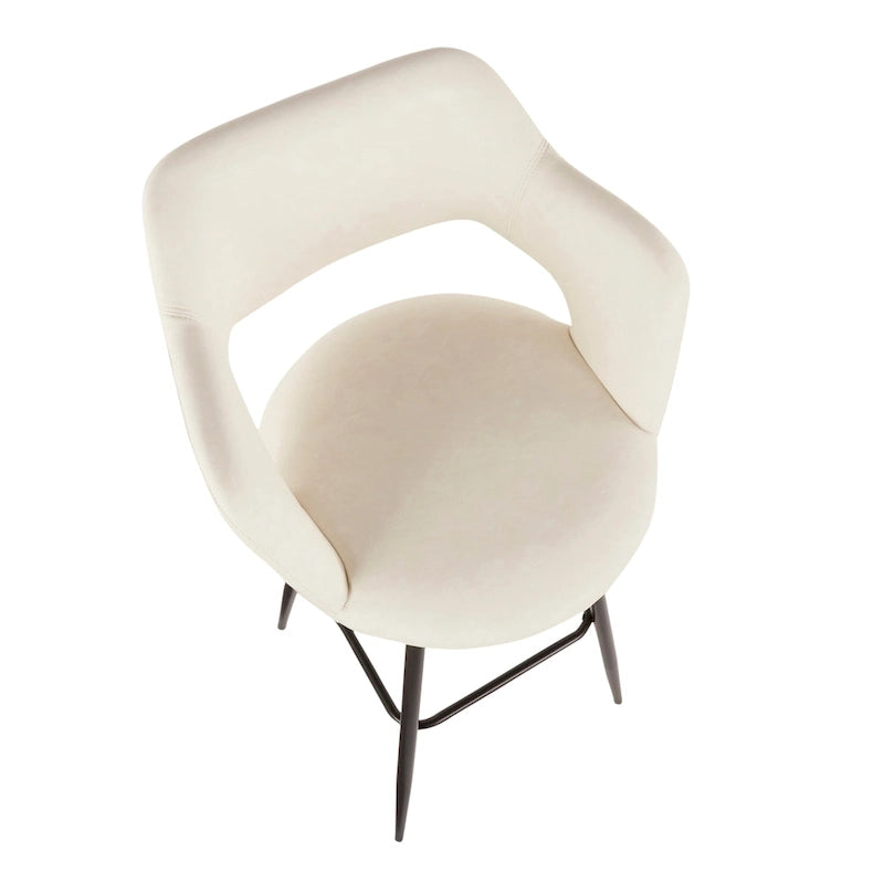 Carson Carrington Vallen Faux Leather Bar Stools (Set of 2) - N/A