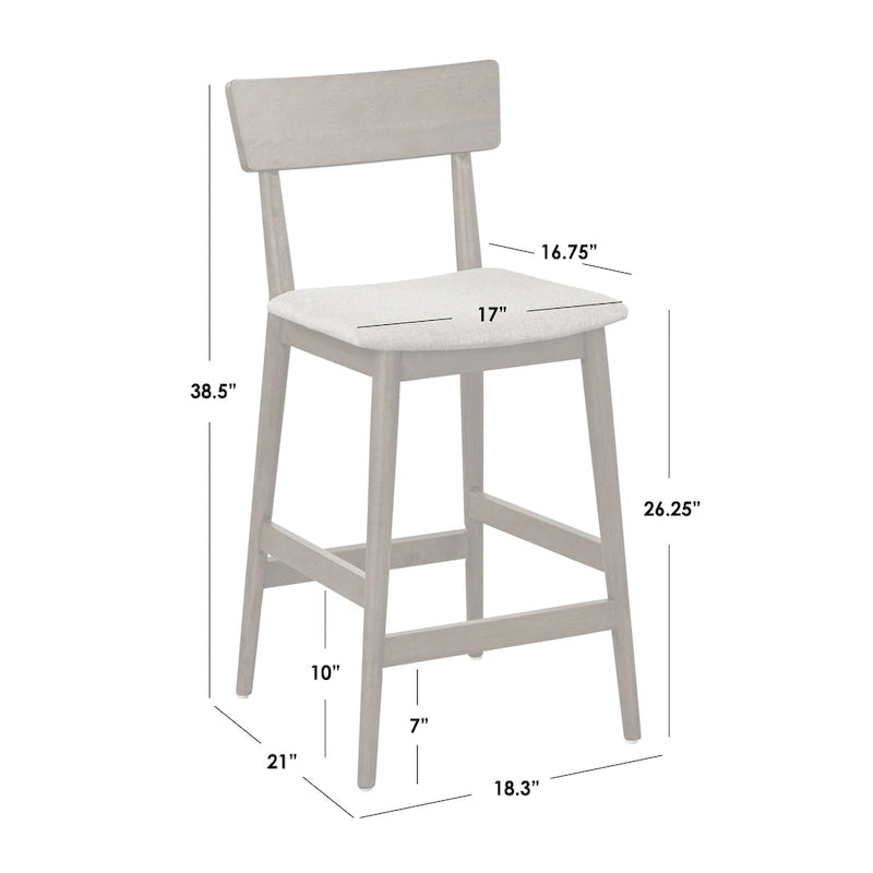 Simple Living Newington 26-inch Counter Stool