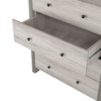 DH BASIC Transitional Coastal White 31-inch Wide 4-Drawer VerticalDresser by Denhour