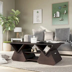 Fore Modern Espresso 47-inch 4-Shelf Coffee Table by Furniture of America