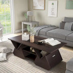 Fore Modern Espresso 47-inch 4-Shelf Coffee Table by Furniture of America