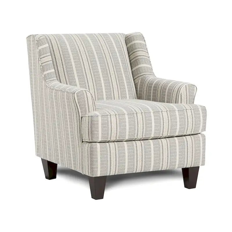 Binick Transitional Multi-color Chenille Stripe Pattern Armchair by Furniture of America