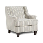 Binick Transitional Multi-color Chenille Stripe Pattern Armchair by Furniture of America