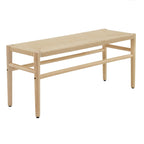 Giethoorn Solid Wood Bench with Weave Rope by iNSPIRE Q Modern
