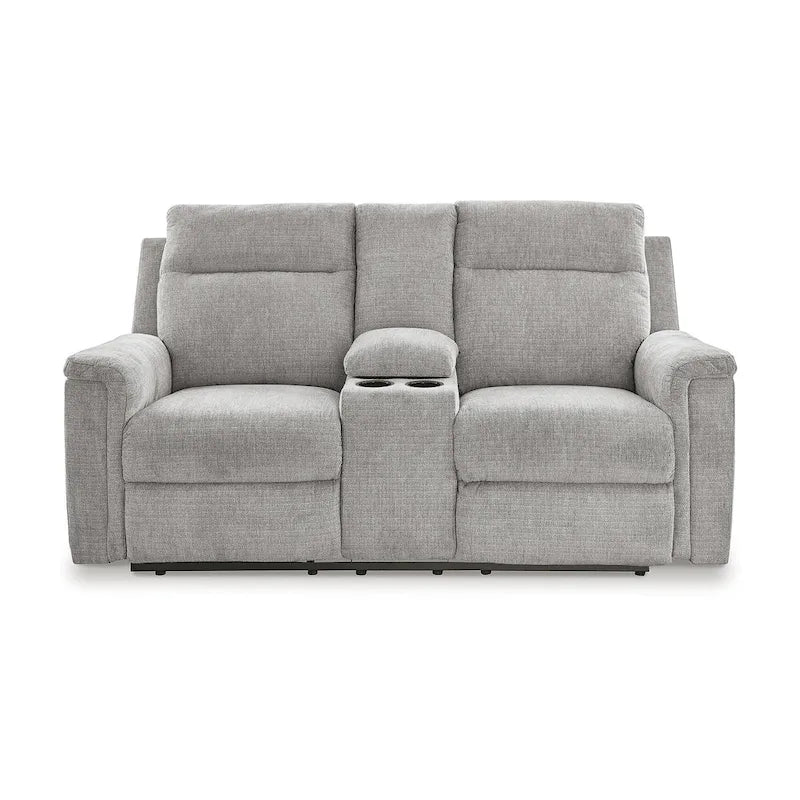 Signature Design by Ashley Barnsana Power Reclining Loveseat with Console