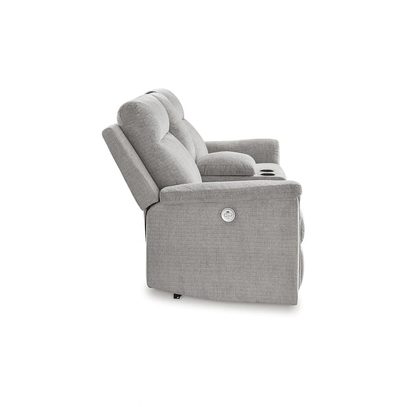 Signature Design by Ashley Barnsana Power Reclining Loveseat with Console