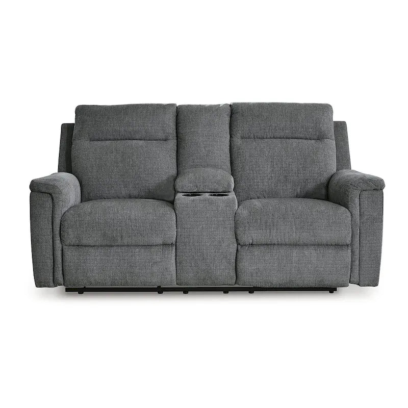 Signature Design by Ashley Barnsana Power Reclining Loveseat with Console