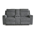 Signature Design by Ashley Barnsana Power Reclining Loveseat with Console