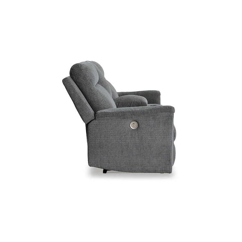 Signature Design by Ashley Barnsana Power Reclining Loveseat with Console