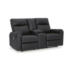 Signature Design by Ashley Barnsana Power Reclining Loveseat with Console